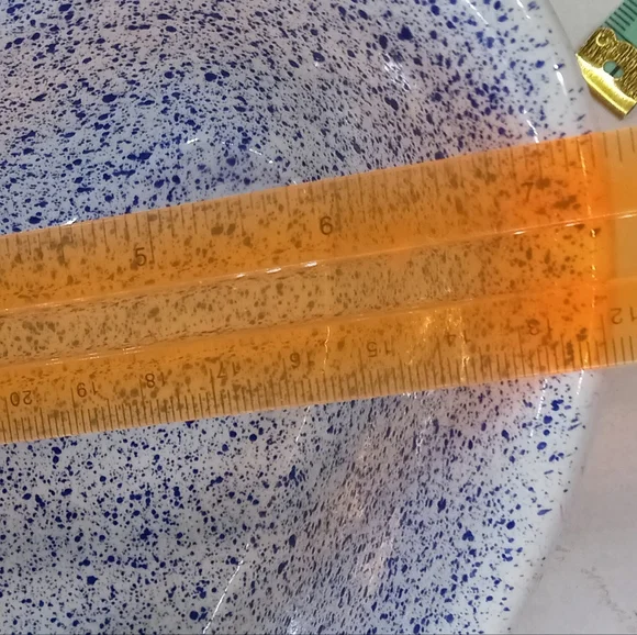 Sale Vintage Stoneware Speckled Blue Pink Heart Shaped Baking Dish Portugal - Picture 2 of 4